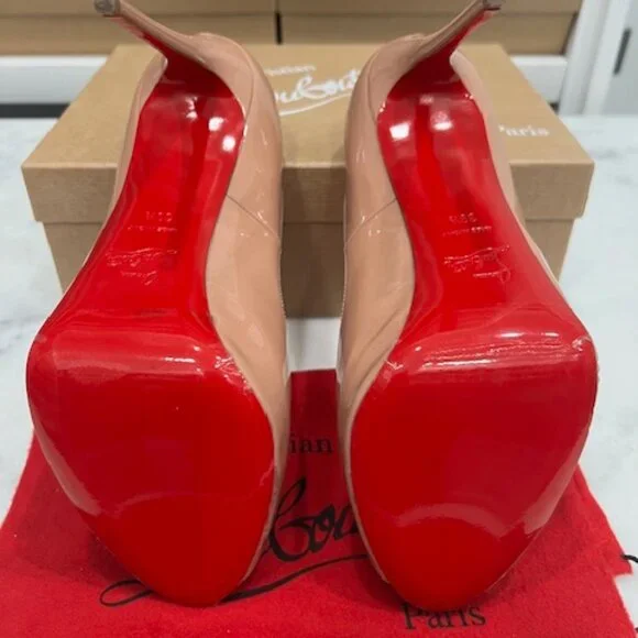 Christian Louboutin New Very Prive Nude 39.5 - Picture 8 of 10